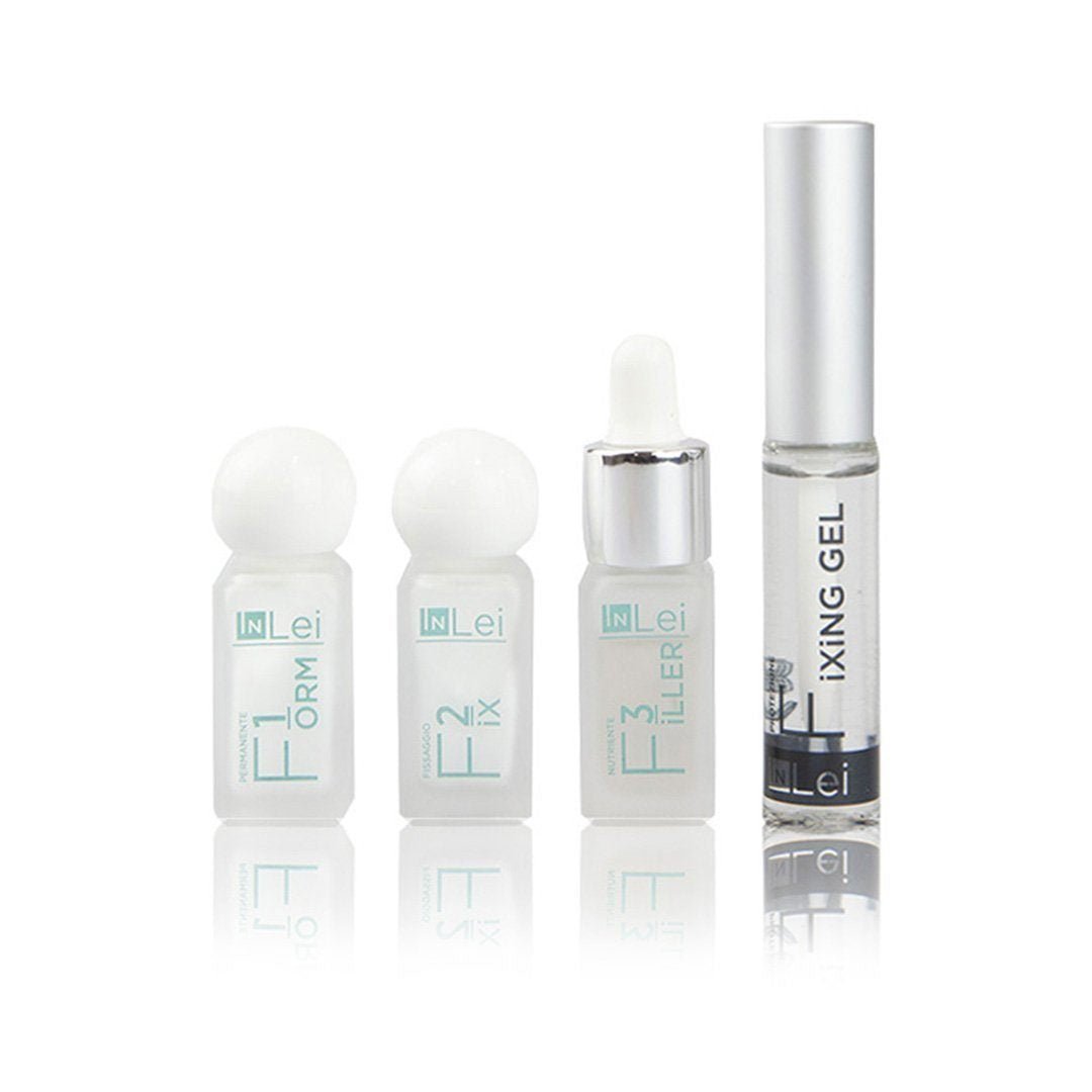 Kit 4 productos InLei “Lash lifting and filler” Botes (pegamento +3 lociones) - Top PestañasInLei