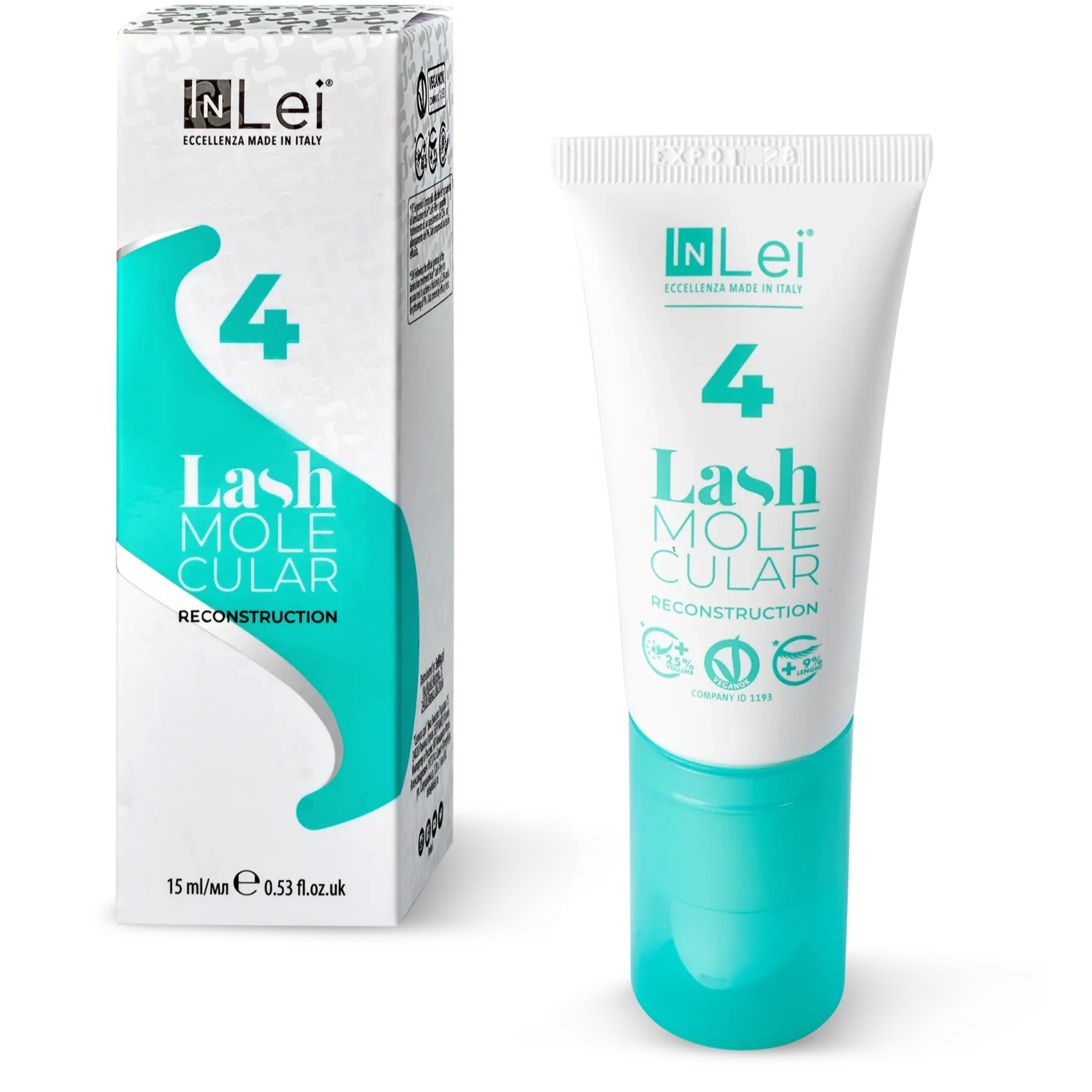 Lash molecular 4 Reconstrucción Molecular para Pestañas y Cejas Bote 15ml (100 tratamientos) - Top PestañasInLei