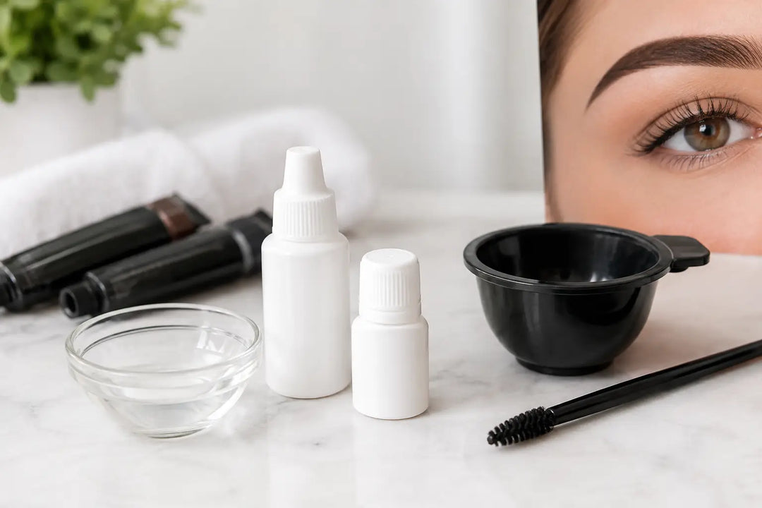 Guía de oxidantes para tinte de cejas y pestañas