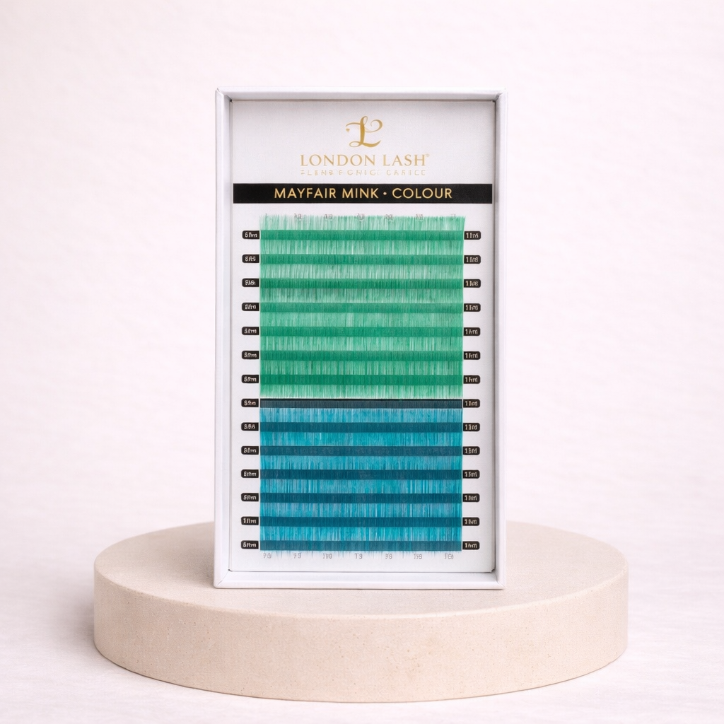 Pestañas de colores