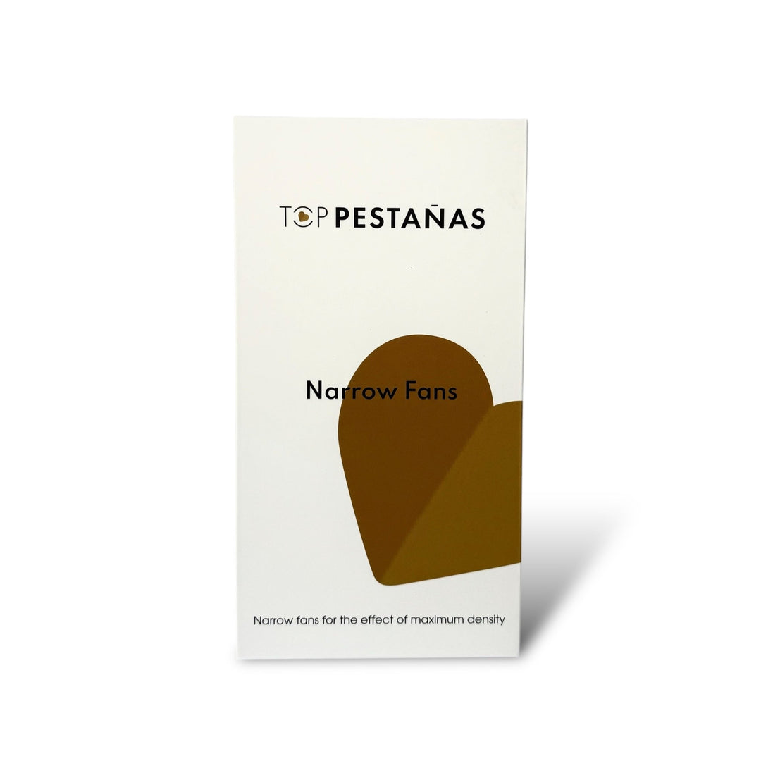 10D "Top Pestañas" Abanicos Narrow fans (premade fans) 1200 ananicos/ caja - Top PestañasTop Pestañas