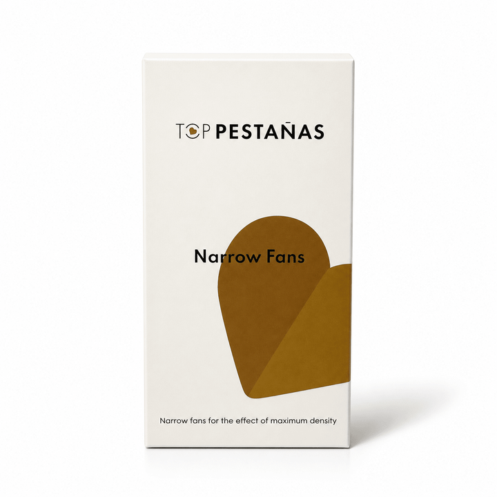 10D "Top Pestañas" Abanicos Narrow fans (premade fans) 1200 ananicos/ caja - Top PestañasTop Pestañas