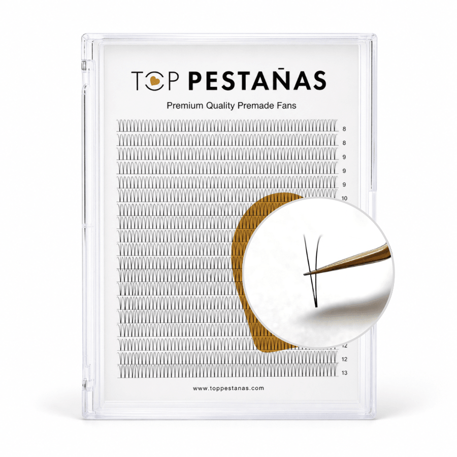 2D Abanicos "Top Pestañas" pre montados (premade fans) - Top PestañasTop Pestañas