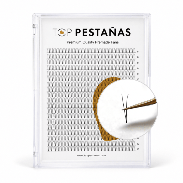 2D Abanicos "Top Pestañas" pre montados (premade fans) - Top PestañasTop Pestañas