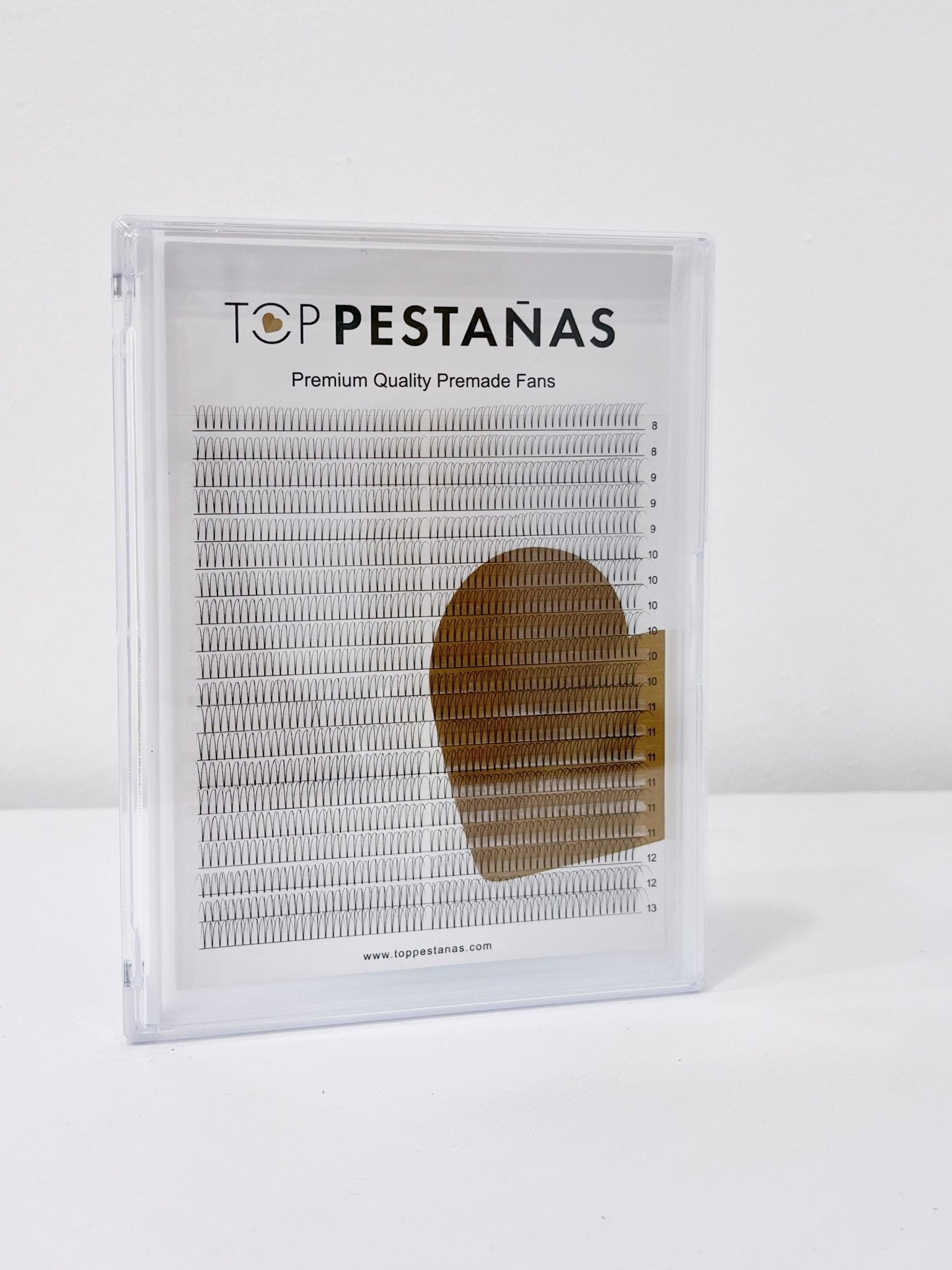 2D Abanicos "Top Pestañas" pre montados (premade fans) - Top PestañasTop Pestañas