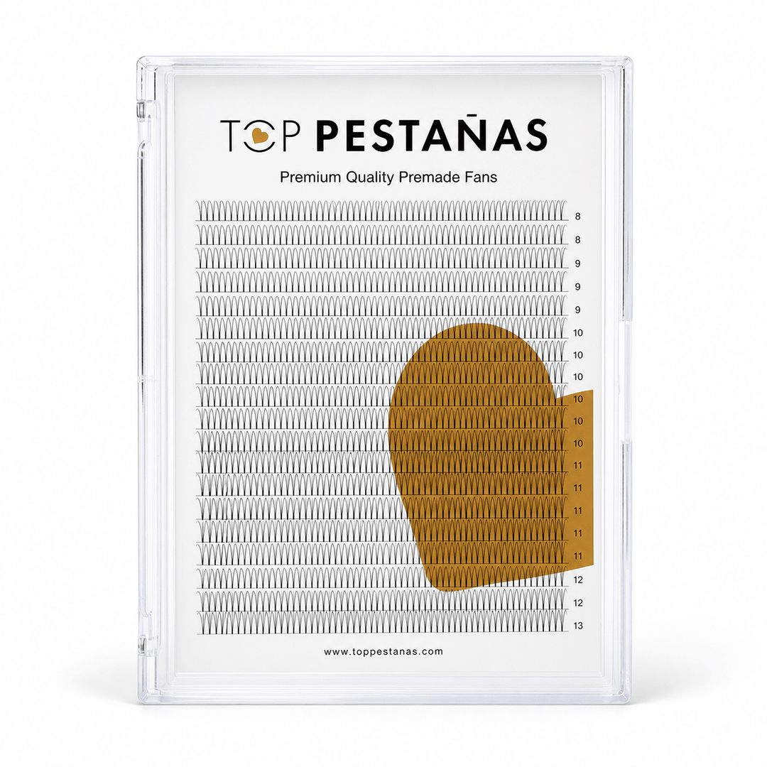 2D Abanicos "Top Pestañas" pre montados (premade fans) - Top PestañasTop Pestañas