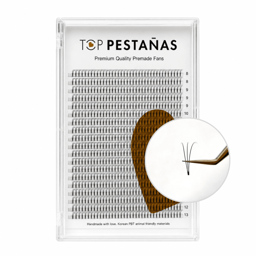 3D Abanicos “Top Pestañas” pre montados (premade fans) - Top PestañasTop Pestañas