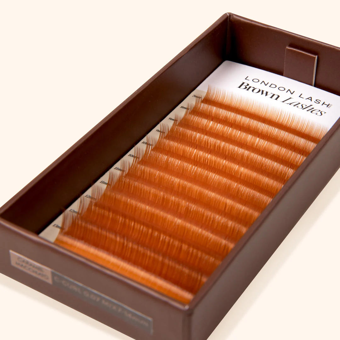 Pestañas Marrones - Caramel Macchiato Collection London lash