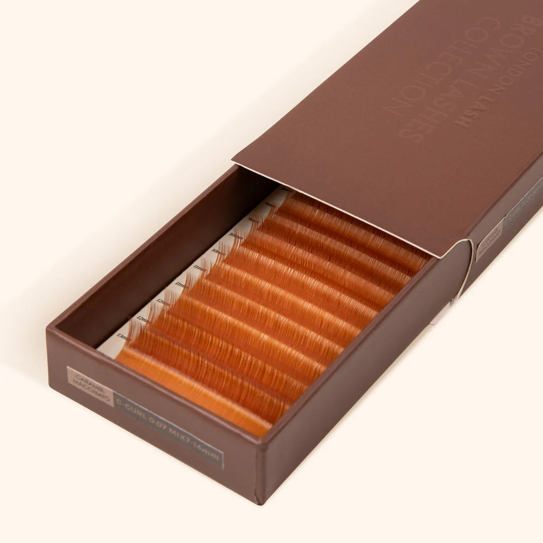 Pestañas Marrones - Caramel Macchiato Collection London lash