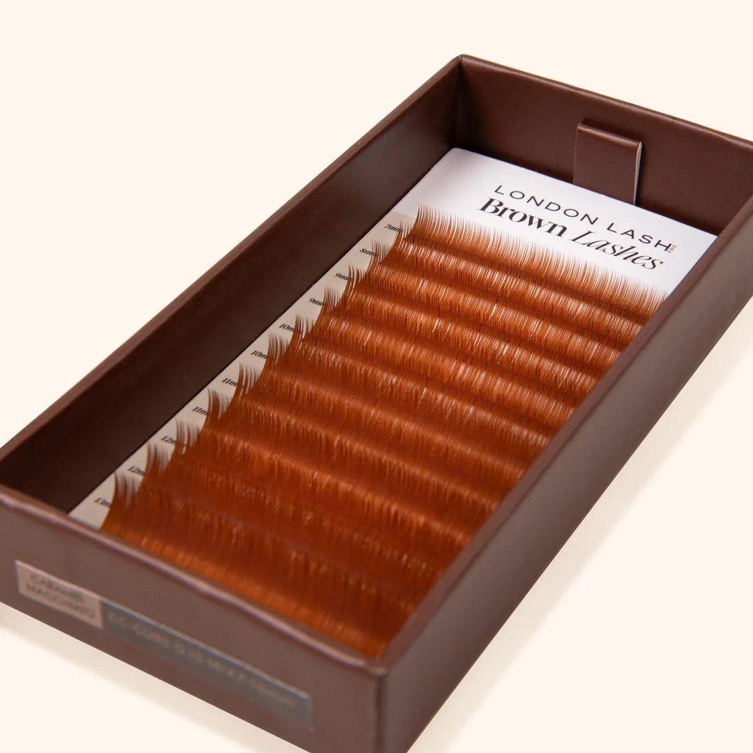 Pestañas Marrones - Caramel Macchiato Collection London lash