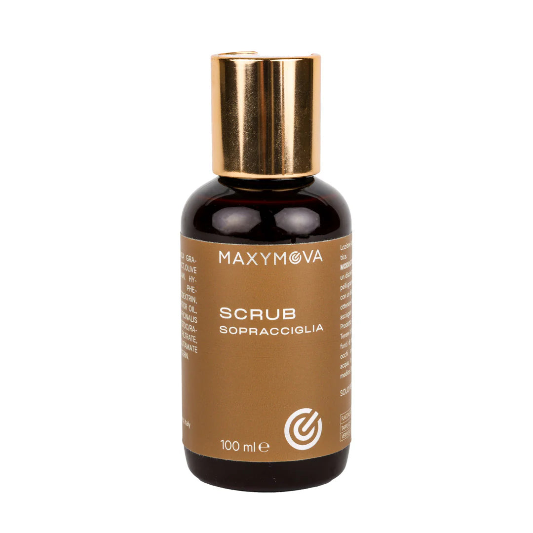 Exfoliante para cejas que mejora la fijación de la henna/tinte en la piel Maxymova