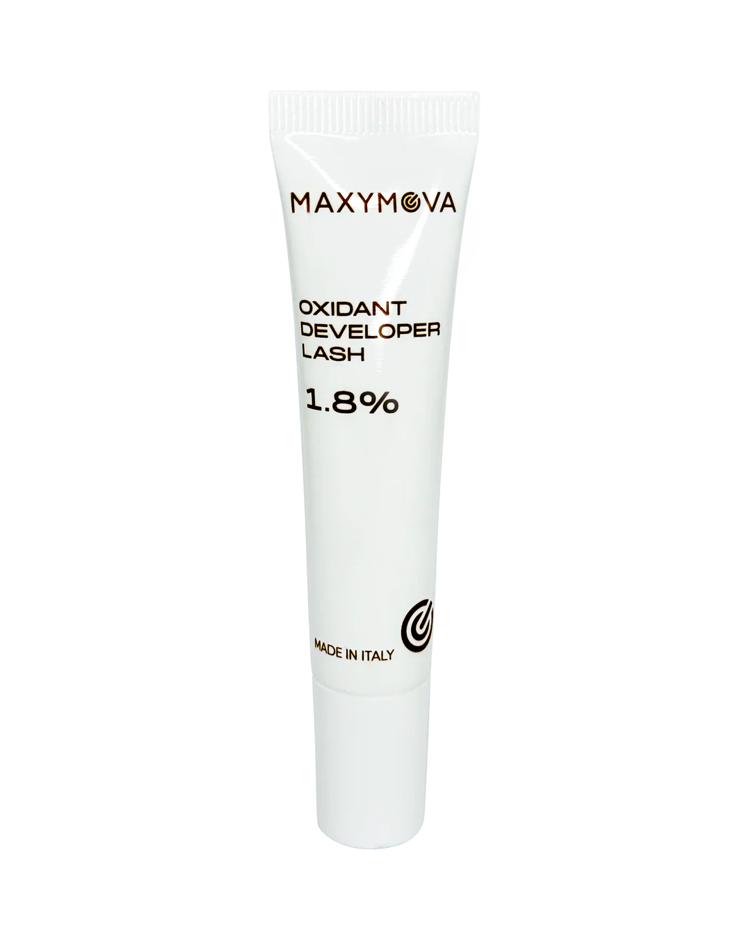 Oxidante 1,8% LASH (fórmula espesa) para tinte líquido ULTRA NEGRO - Tubo de 15 ml MAXYMOVA