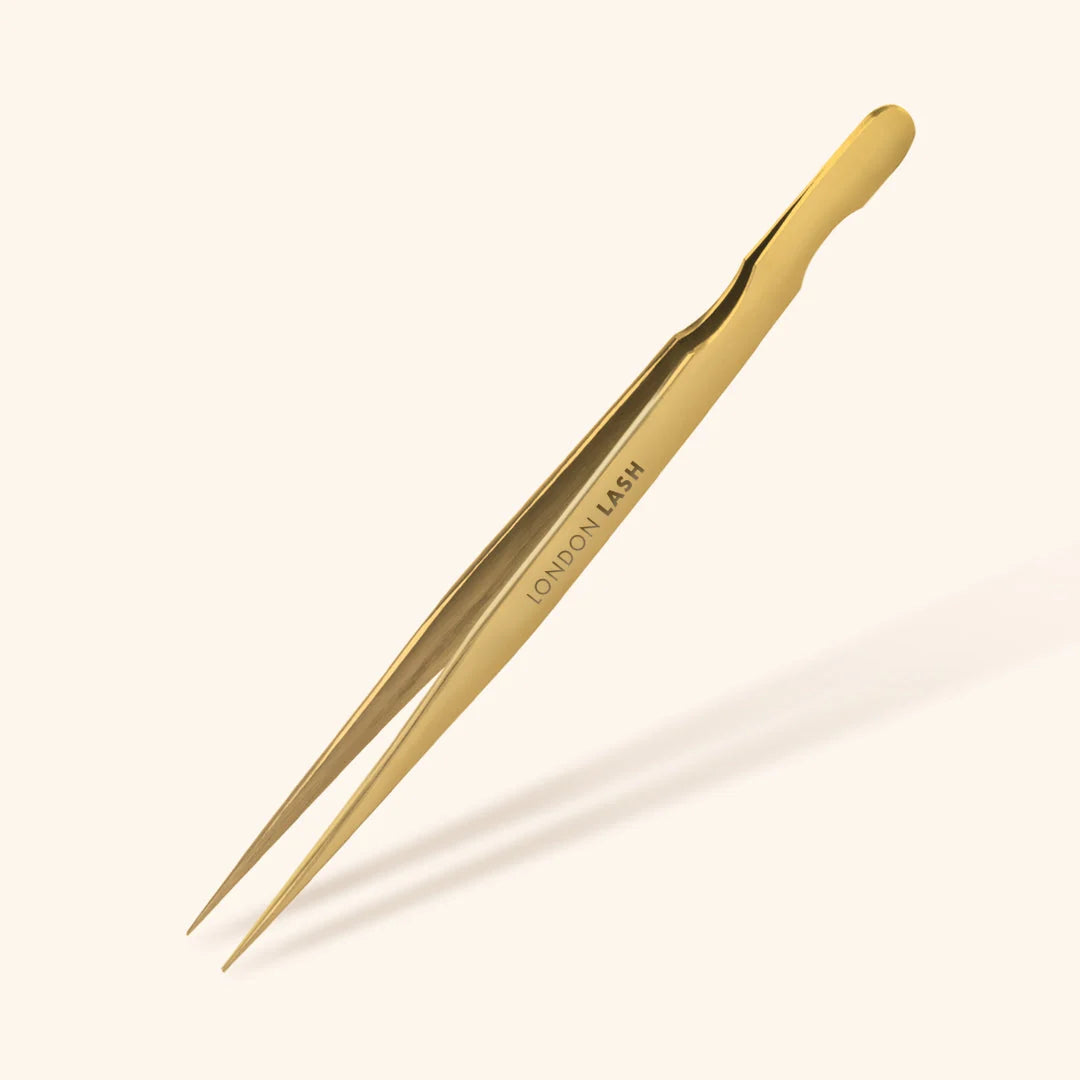 Pinzas Rectas Aislantes para Extensiones de Pestañas London lash