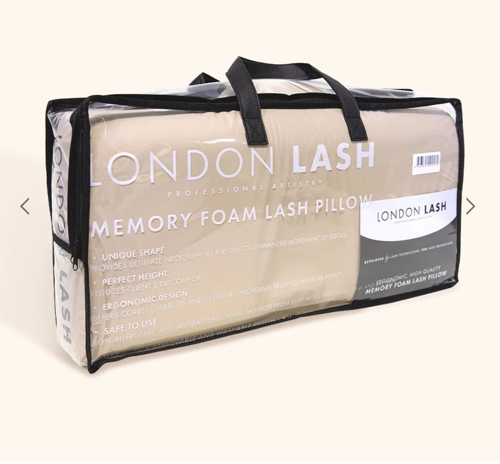 Almohada "London Lash Pro", memory foam, ergonomic design - Top PestañasLondon Lash Pro