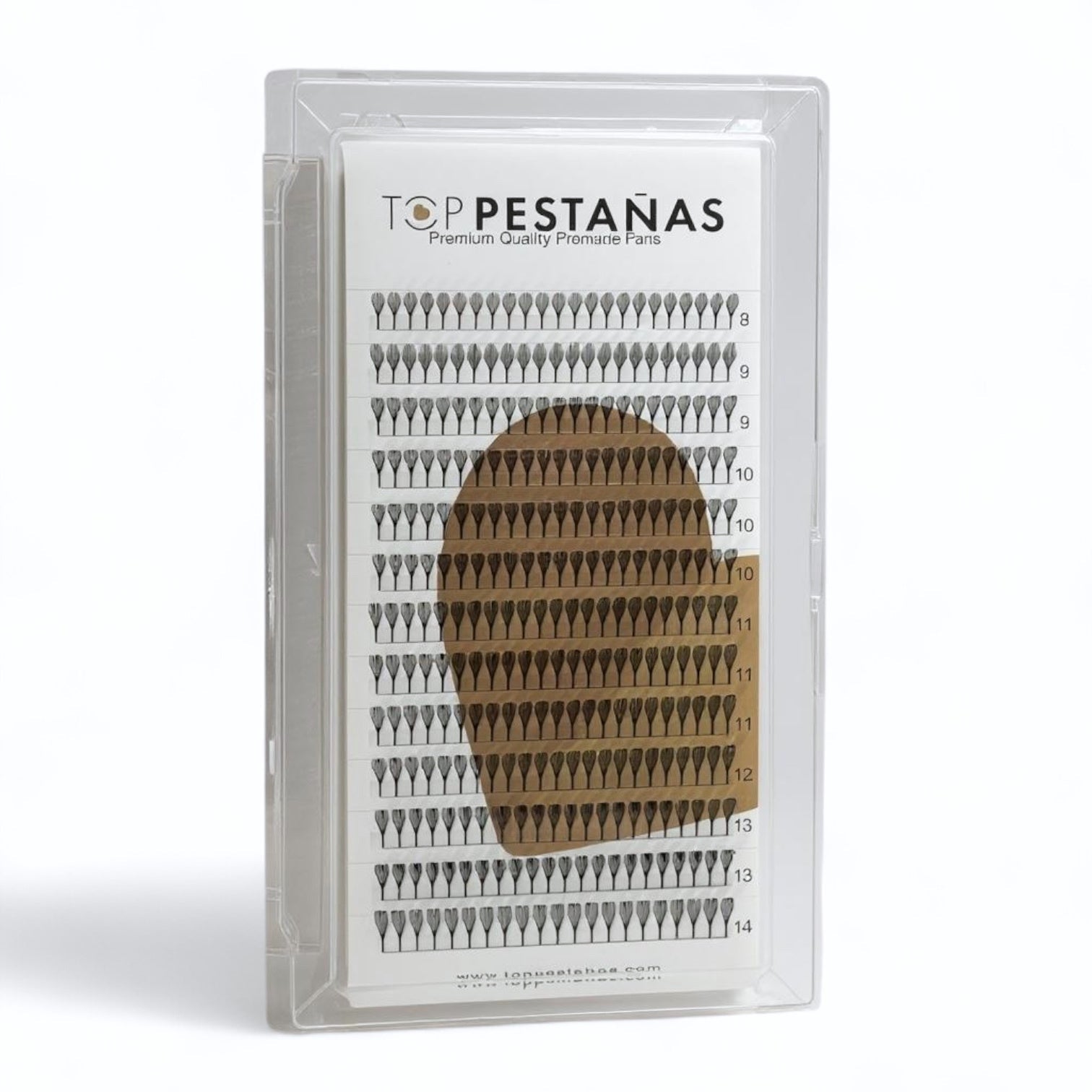 Anime Feather Lashes Premade Fans (12 filas). - Top PestañasTop Pestañas