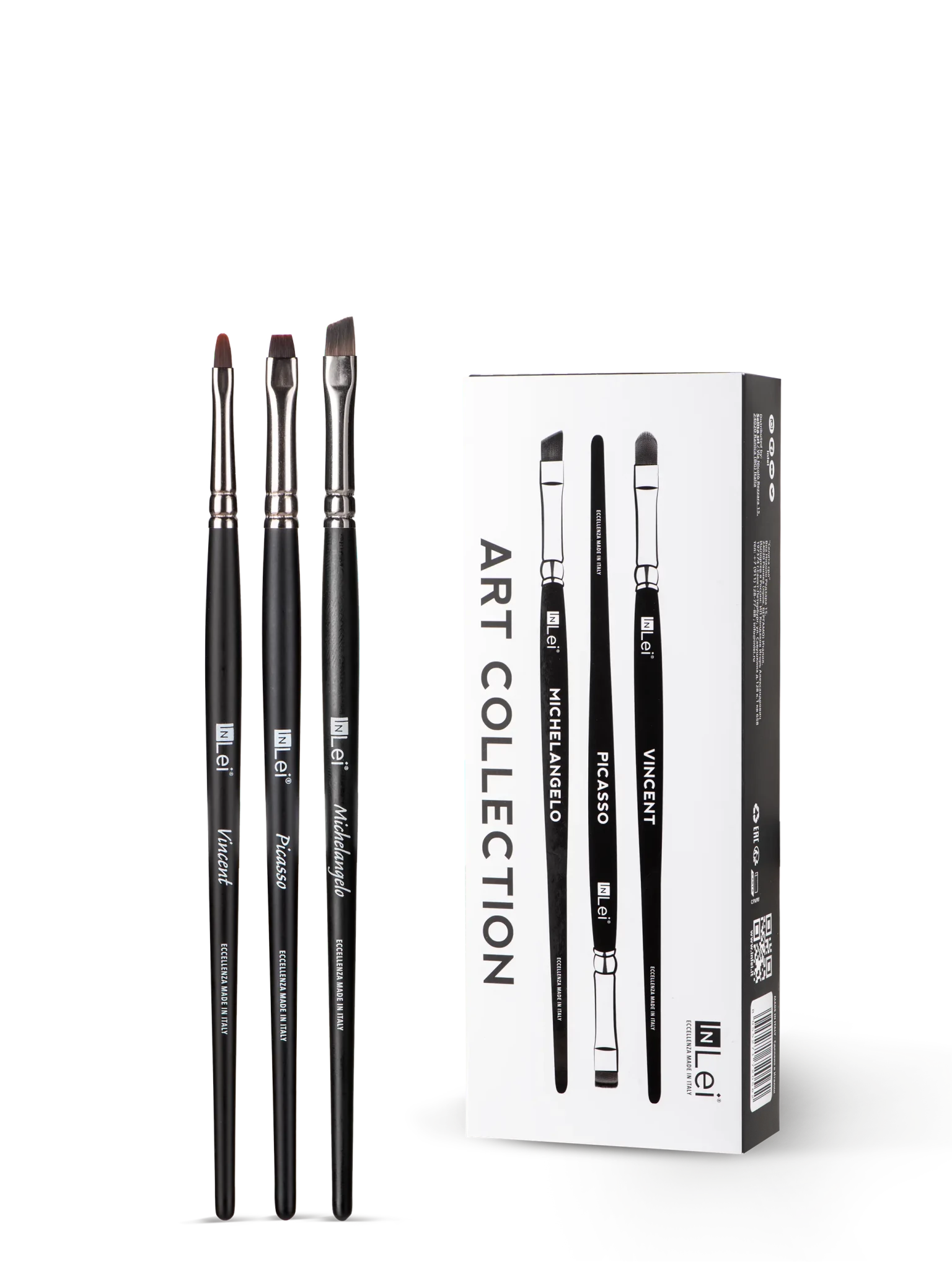 ART COLLECTION kit de cepillos profesionales para pestañas y cejas - Top PestañasInLei