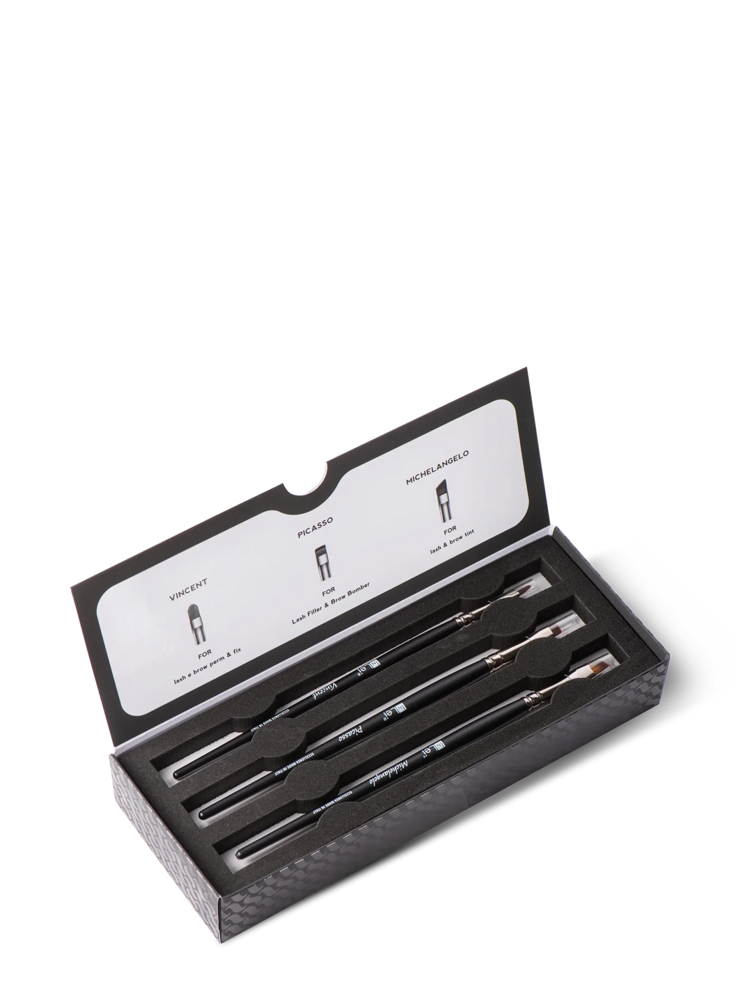 ART COLLECTION kit de cepillos profesionales para pestañas y cejas - Top PestañasInLei