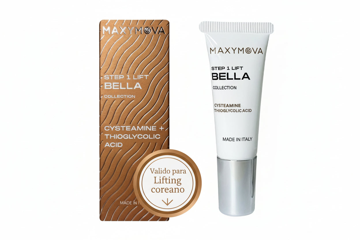 BELLA COLLECTION STEP 1 - CYSTEAMINE + THIOGLYCOLIC ACID FOR KOREAN LASH LIFT - Top PestañasMaxymova