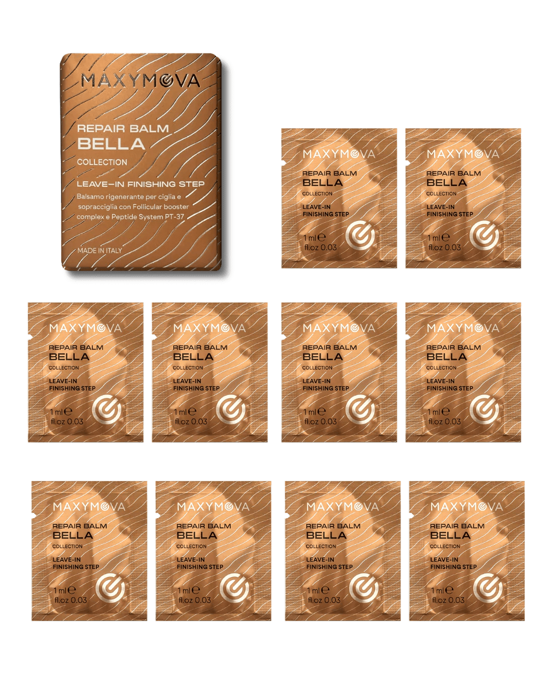 Bella Repair Balm Monodose Sachets – Bella Collection Korean Lash & Brow System – 10 x 1 ml - Top PestañasMaxymova