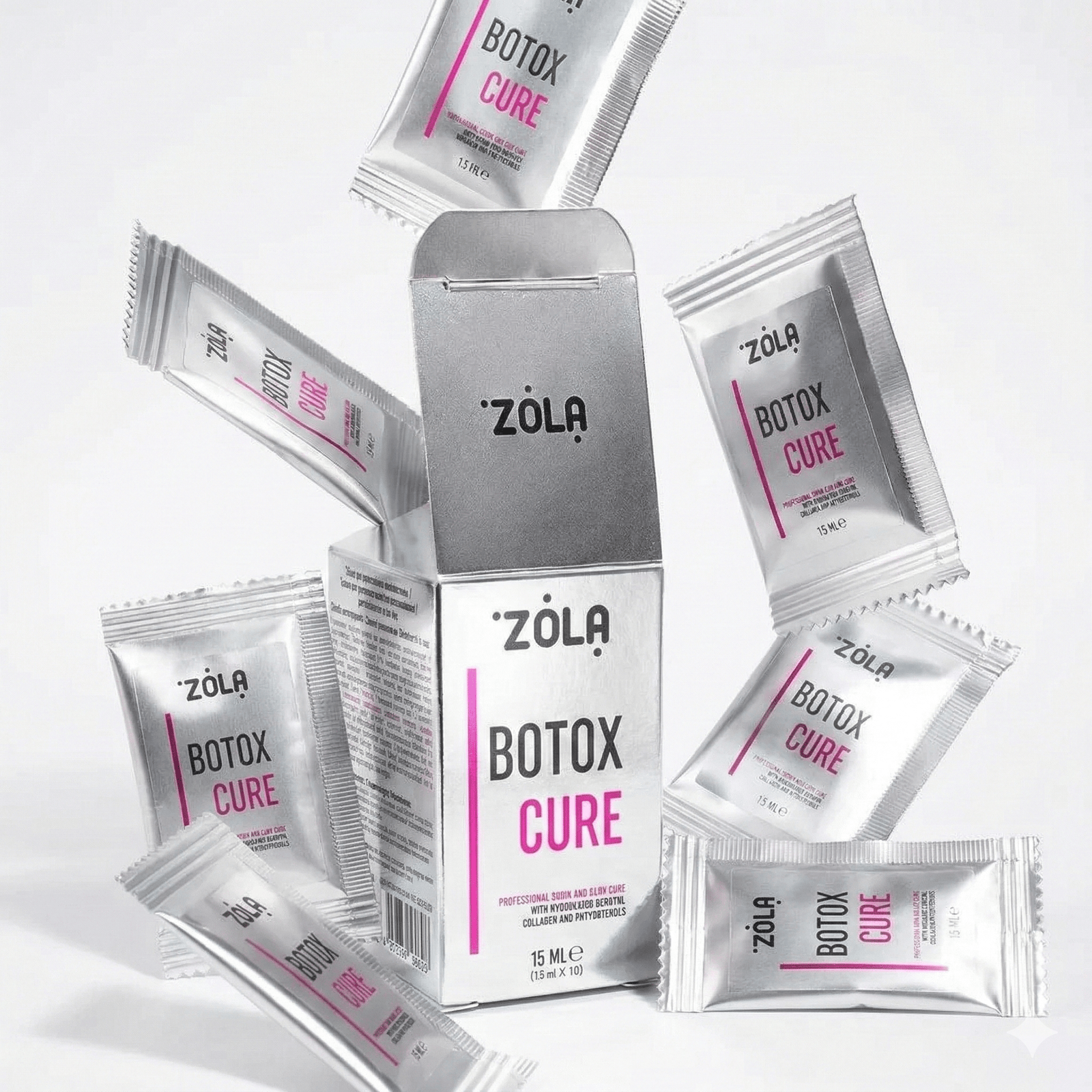Botox cure para pestañas y cejas, en sobres, 1,5ml Zola - Top Pestañaszola