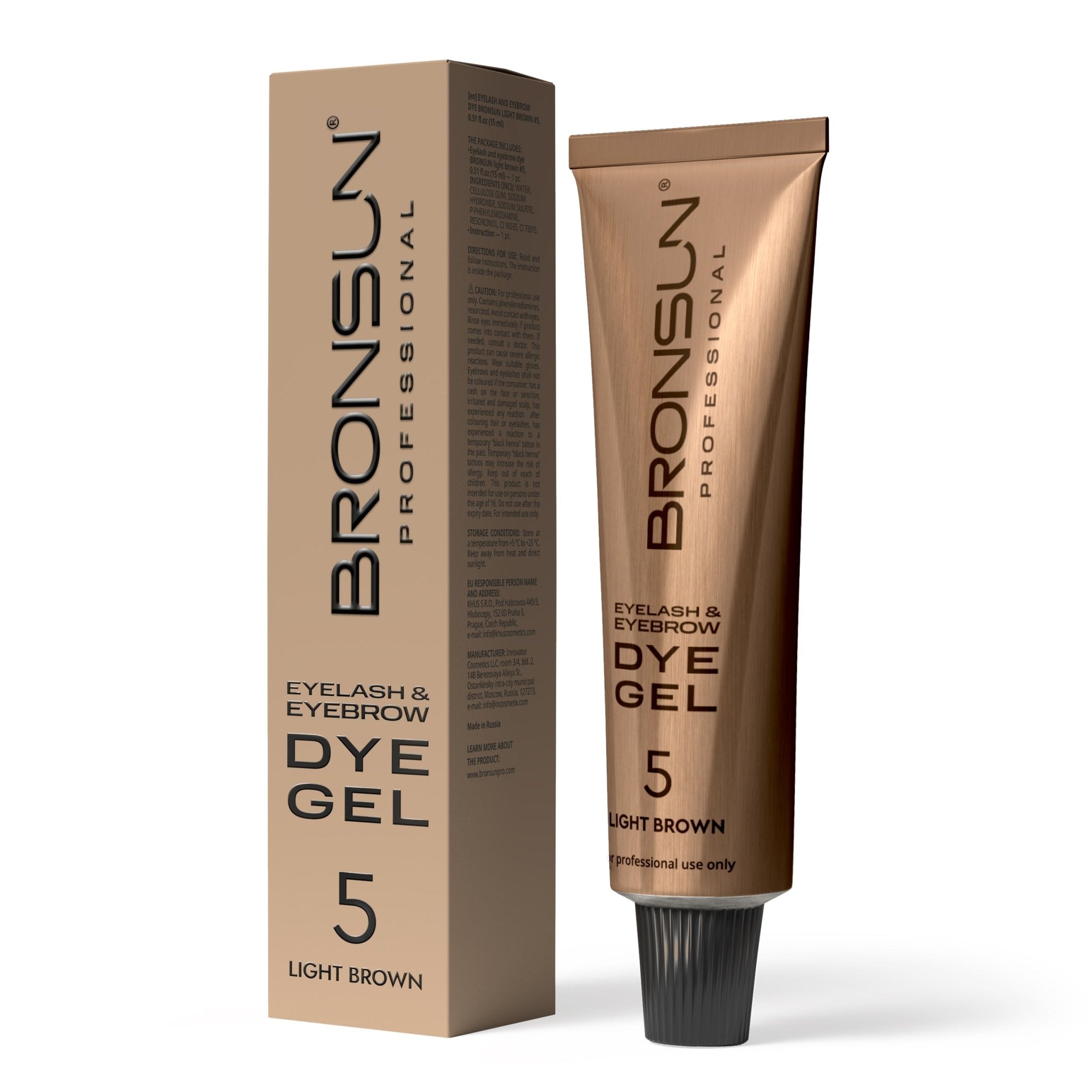 BRONSUN GEL DYE (Nueva Fórmula) - cejas/pestañas. - Top PestañasBronsun