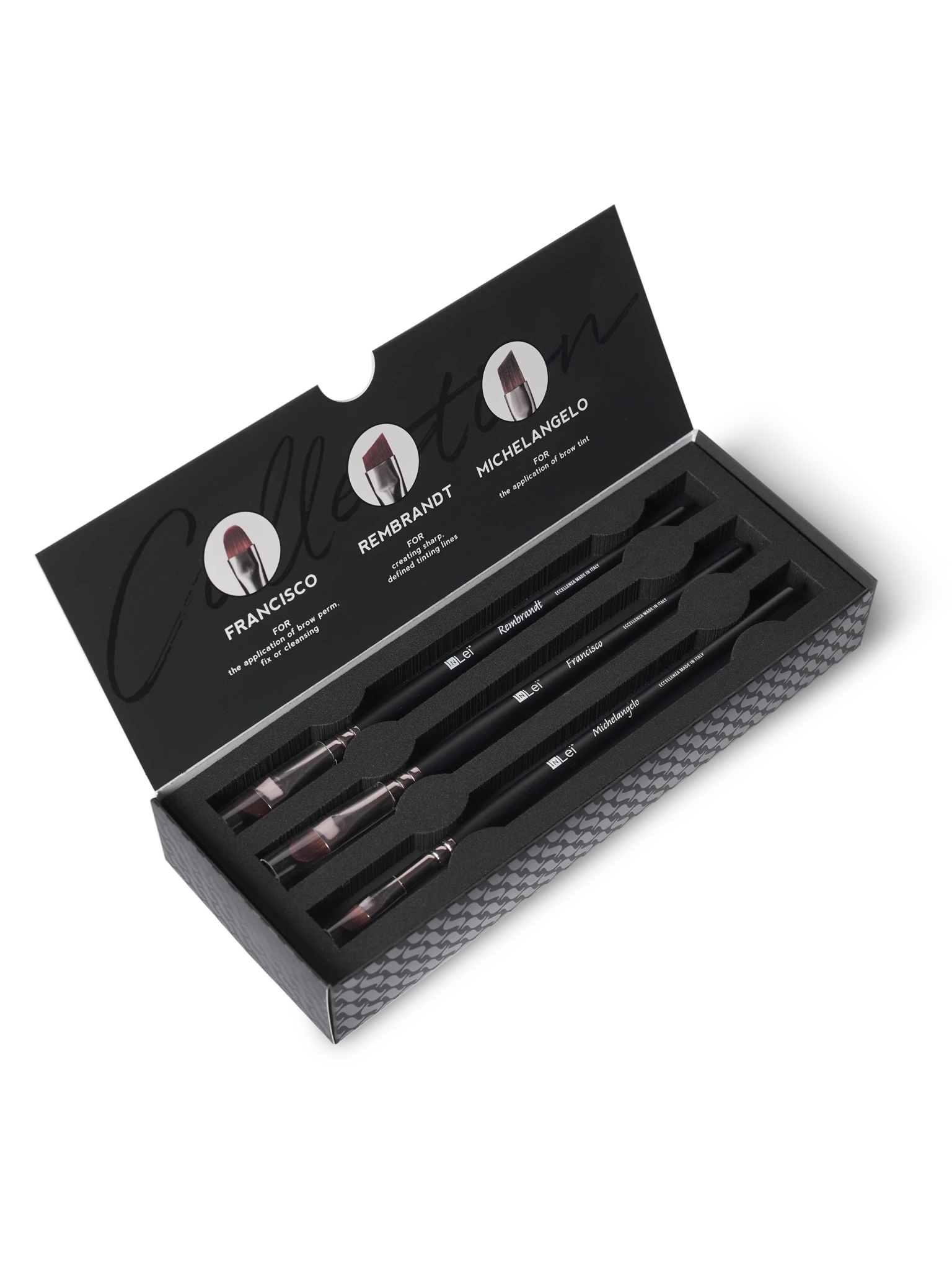 BROW COLLECTION kit de cepillos profesionales para cejas - Top PestañasInLei