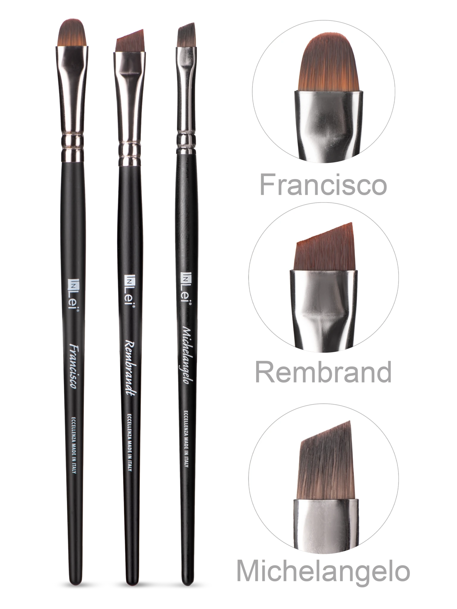 BROW COLLECTION kit de cepillos profesionales para cejas - Top PestañasInLei