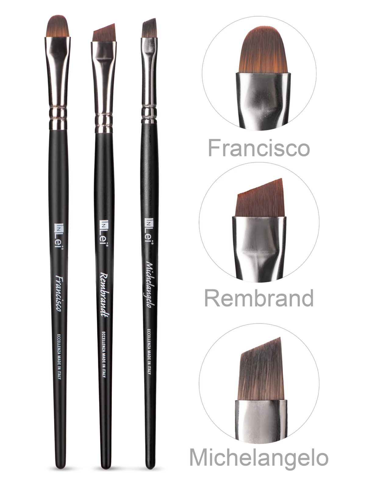 BROW COLLECTION kit de cepillos profesionales para cejas - Top PestañasInLei