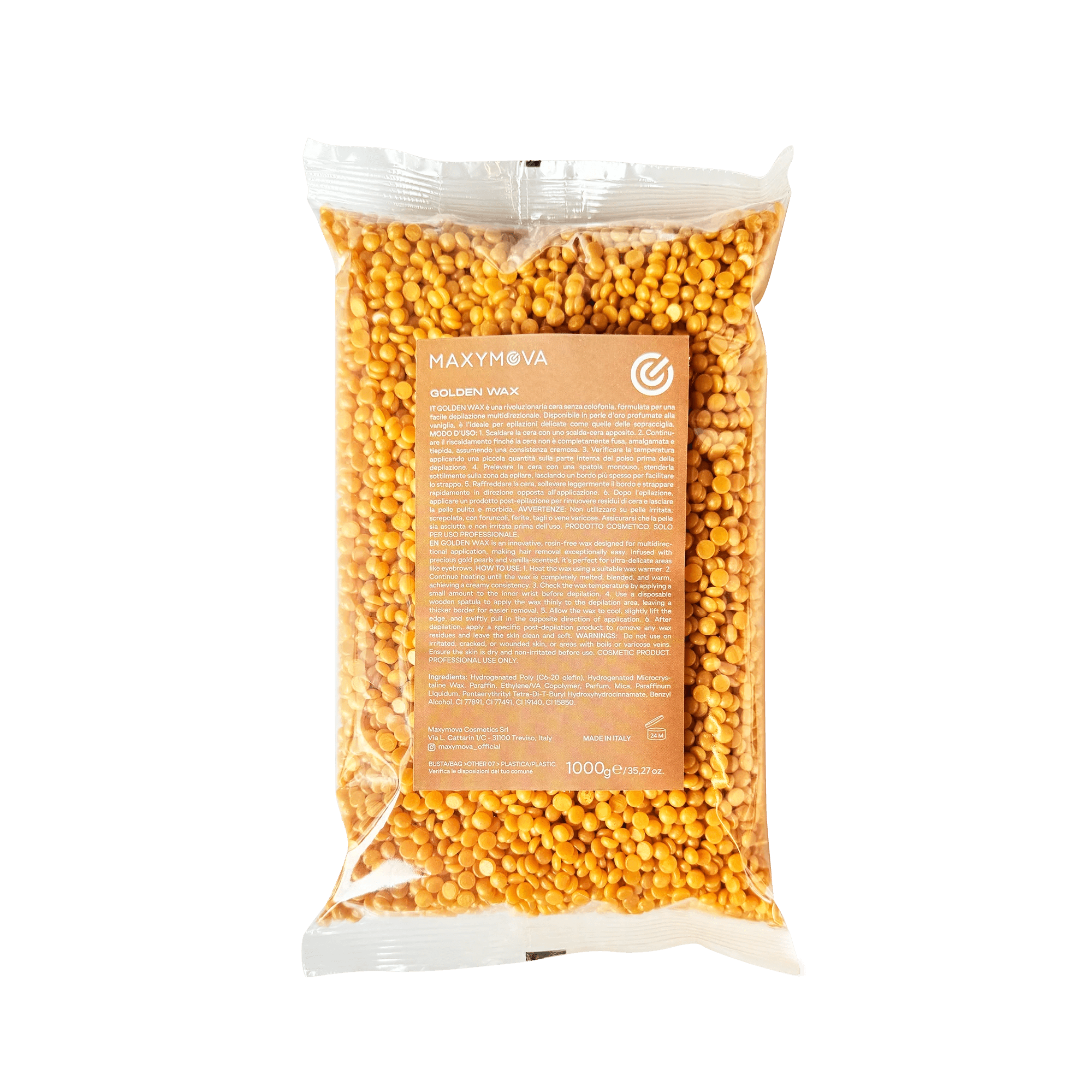 Cera dorada 1 kg, Maxymova - Top PestañasMaxymova