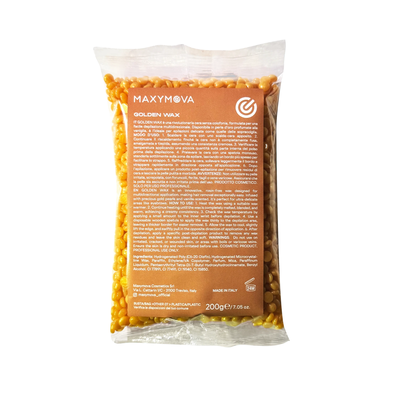 Cera dorada 200 g, Maxymova - Top PestañasMaxymova