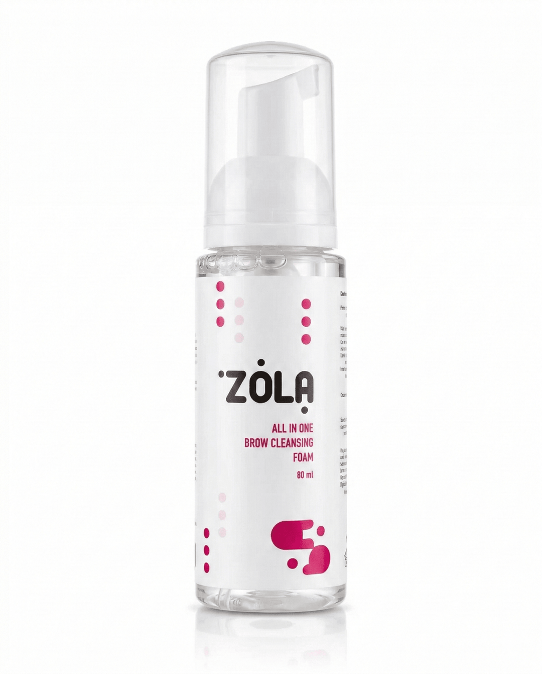 Champú "Brow cleanser foam" en Espuma Zola - Top Pestañaszola