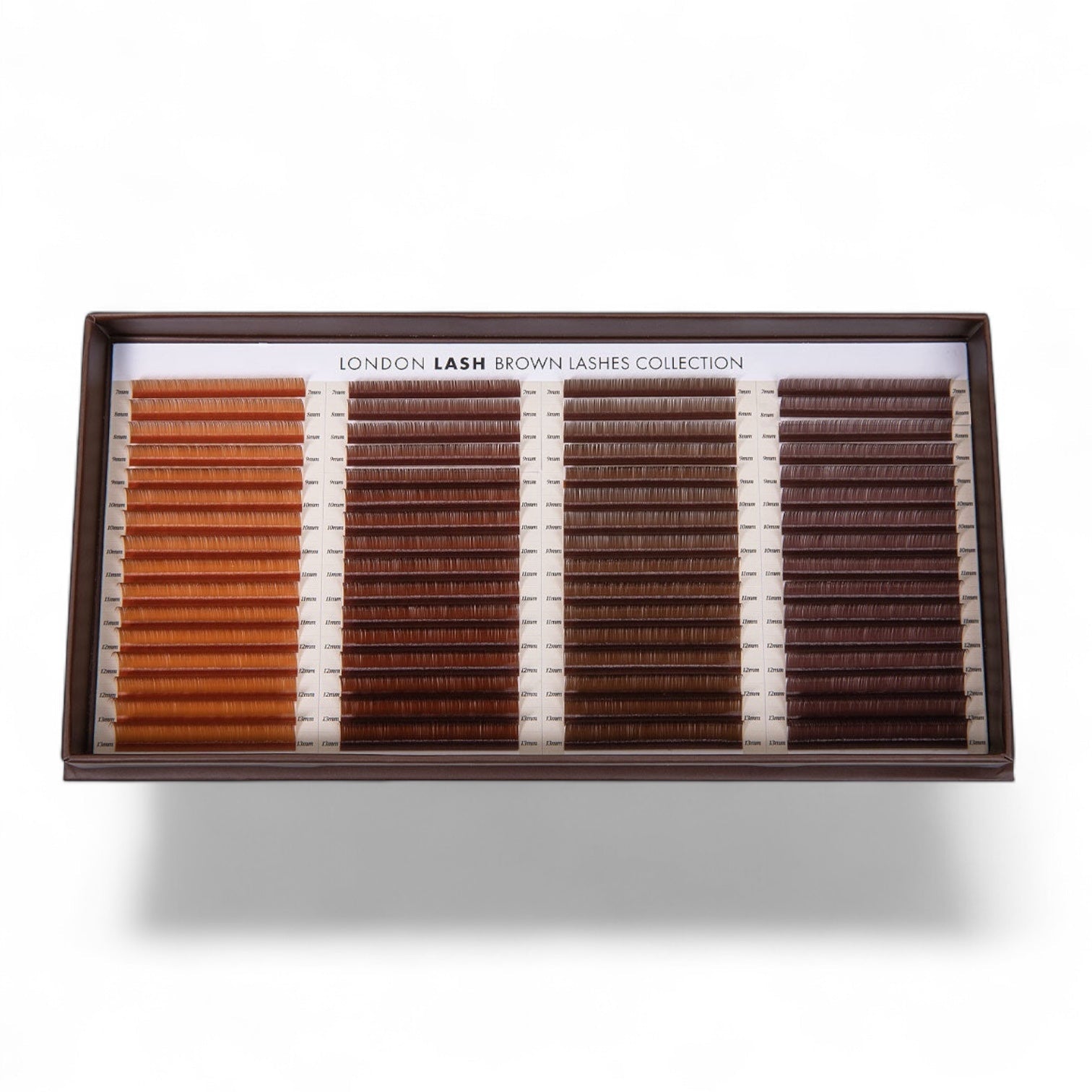 Colección de Pestañas Clásicas Marrones 0.15 - Top PestañasLondon Lash Pro