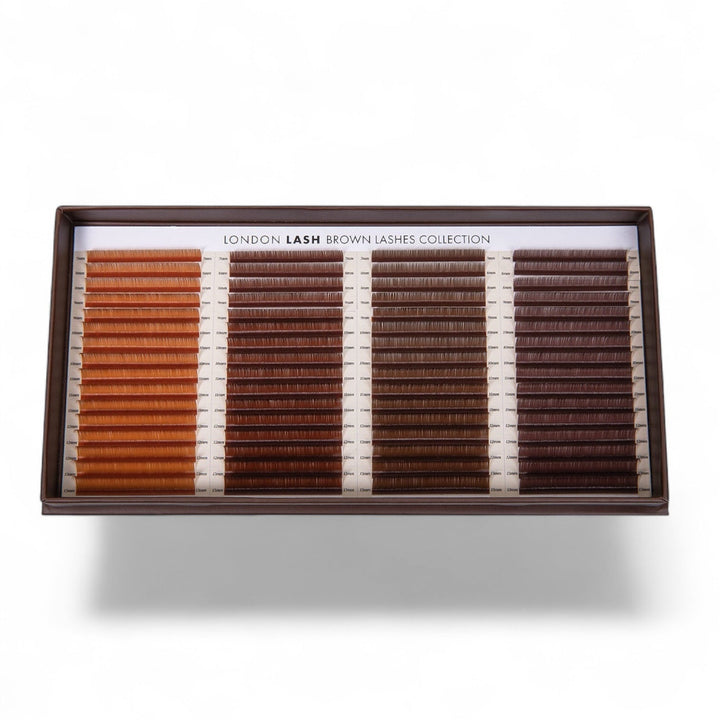 Colección de Pestañas Clásicas Marrones 0.15 - Top PestañasLondon Lash Pro