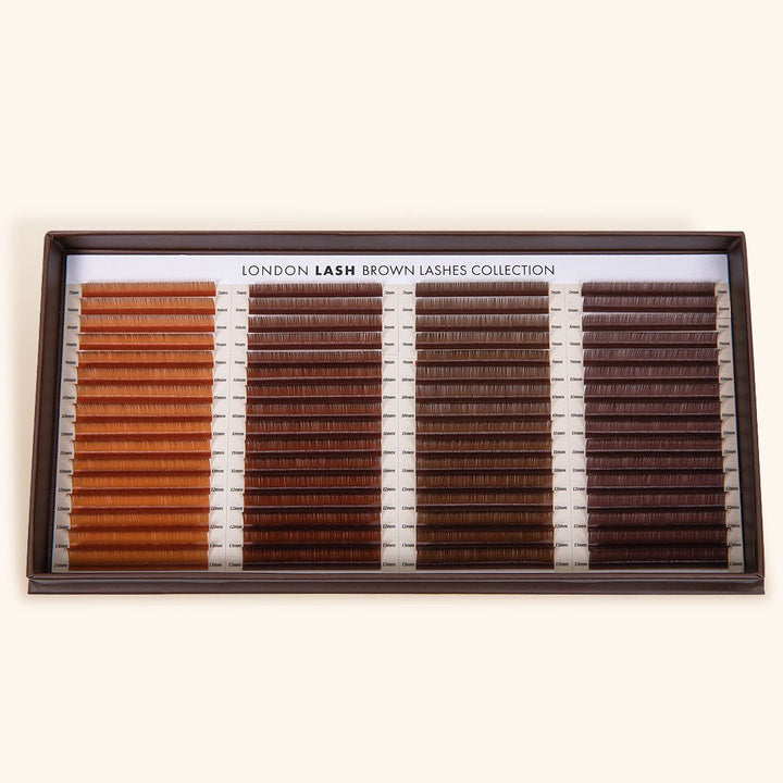 Colección de Pestañas de Volumen Marrones 0.07 - Top PestañasLondon Lash Pro