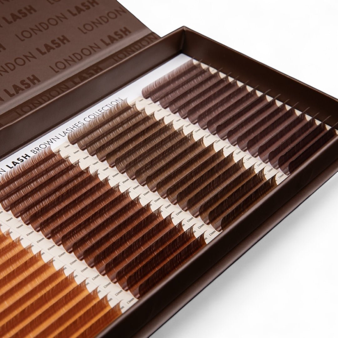 Colección de Pestañas de Volumen Marrones 0.07 - Top PestañasLondon Lash Pro