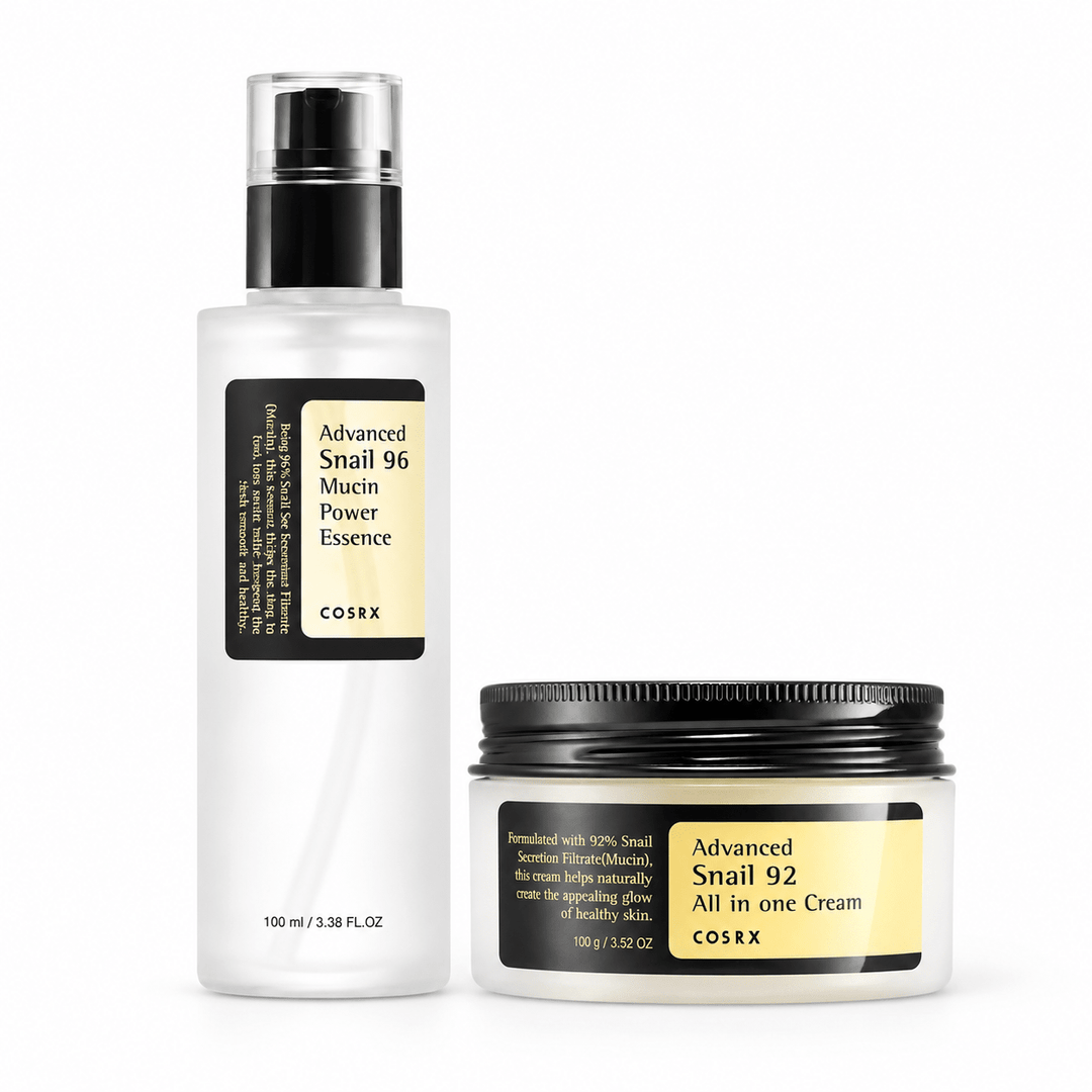 COSRX — dúo Advanced Snail hidratación y suavidad - Top PestañasKorean Beauty