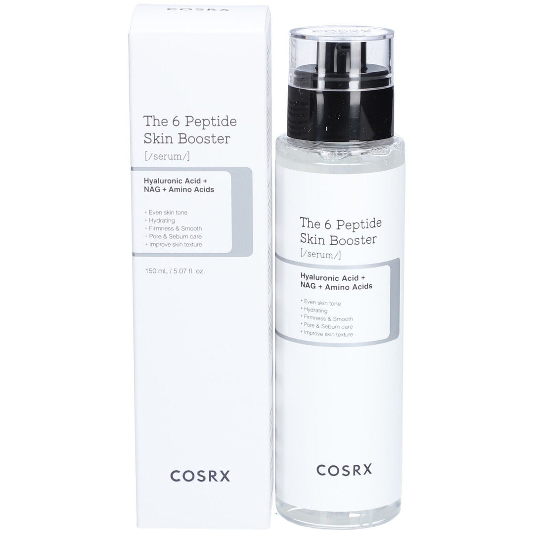 COSRX The 6 Peptide Skin Booster Serum — sérum potenciador, 150 ml - Top PestañasKorean Beauty