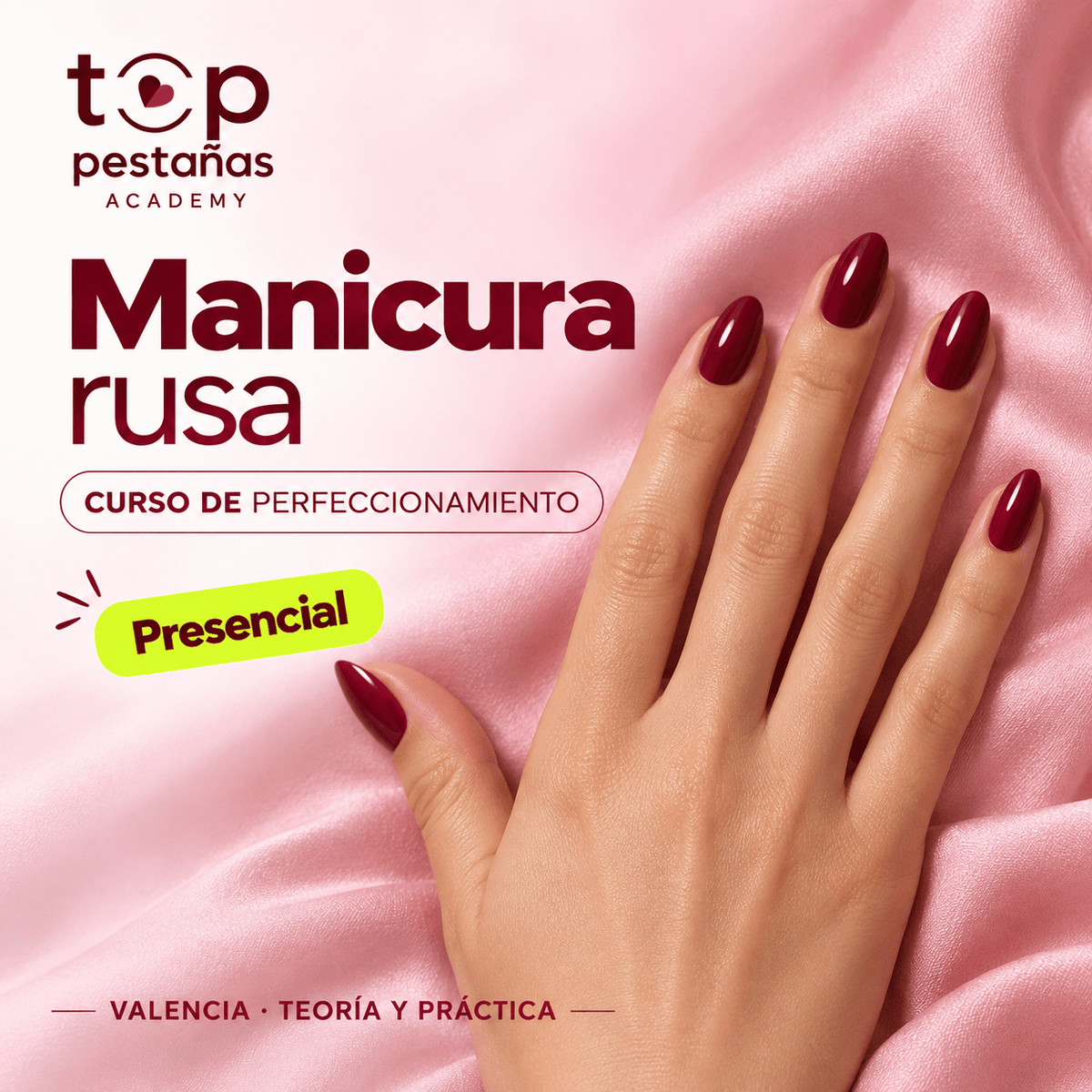 Curso de perfeccionamiento "Manicura Rusa" presencial Valencia 250-500€ - Top PestañasTop Pestañas