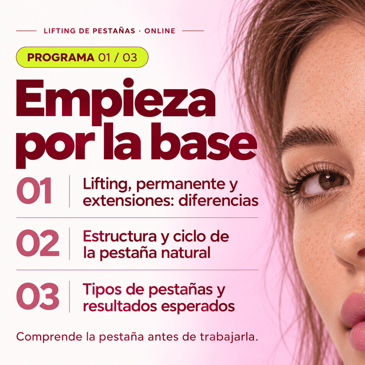 Curso Online “Lifting de pestañas” (35% dto en 1 compra de productos, al inscribirse) - Top PestañasTop Pestañas