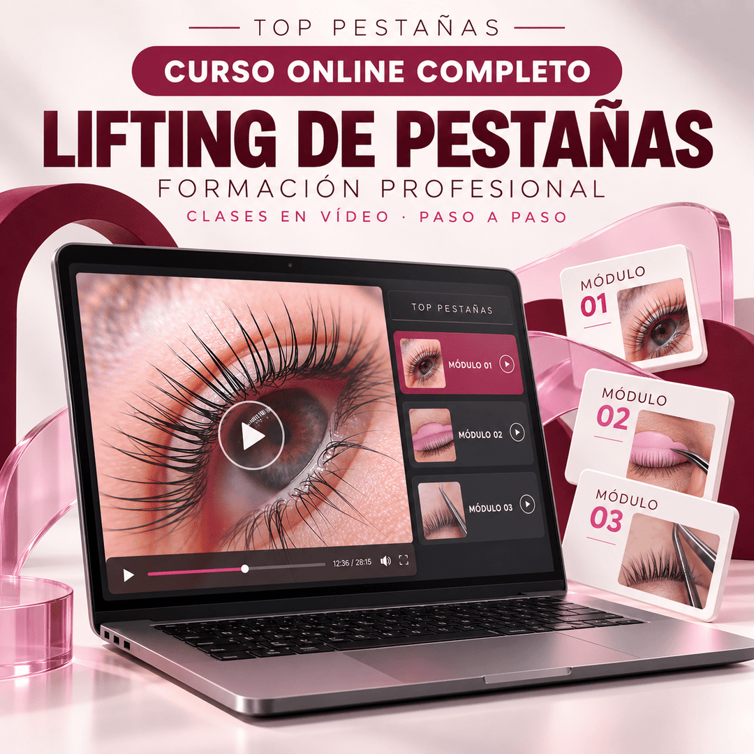 Curso Online “Lifting de pestañas” (35% dto en 1 compra de productos, al inscribirse) - Top PestañasTop Pestañas