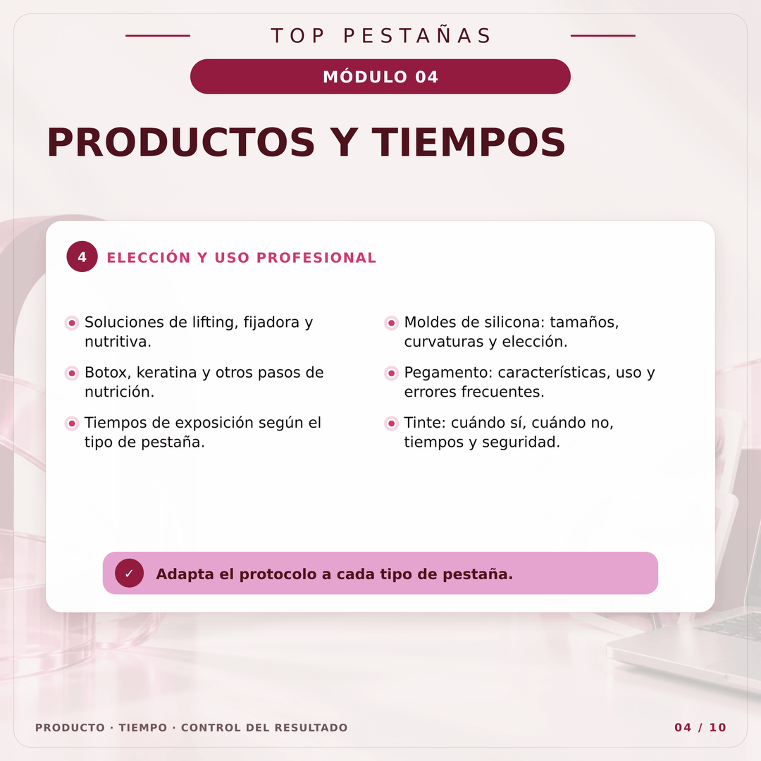 Curso Online “Lifting de pestañas” (35% dto en 1 compra de productos, al inscribirse) - Top PestañasTop Pestañas