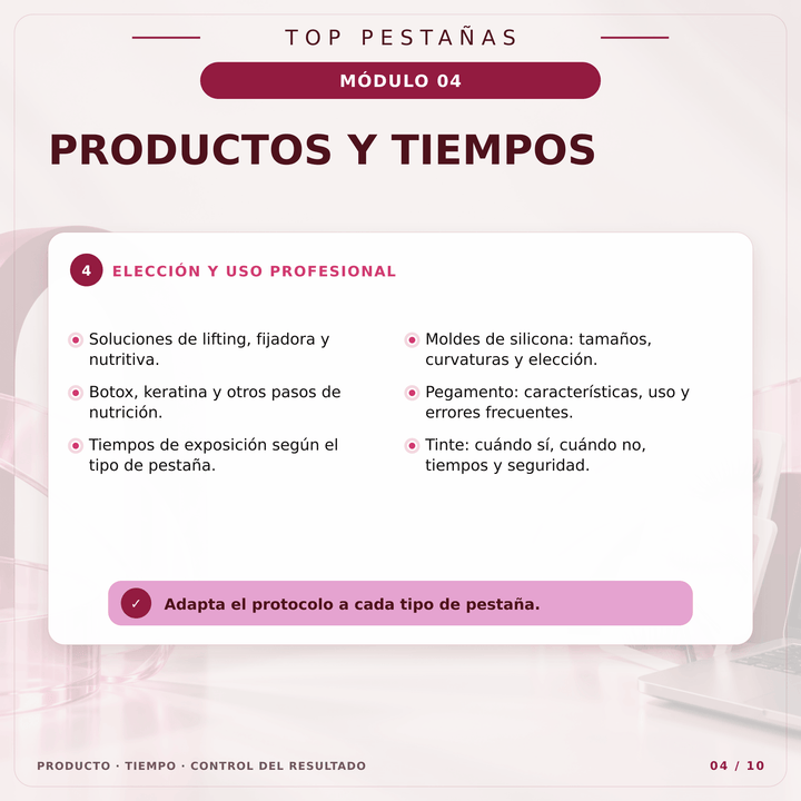 Curso Online “Lifting de pestañas” (35% dto en 1 compra de productos, al inscribirse) - Top PestañasTop Pestañas