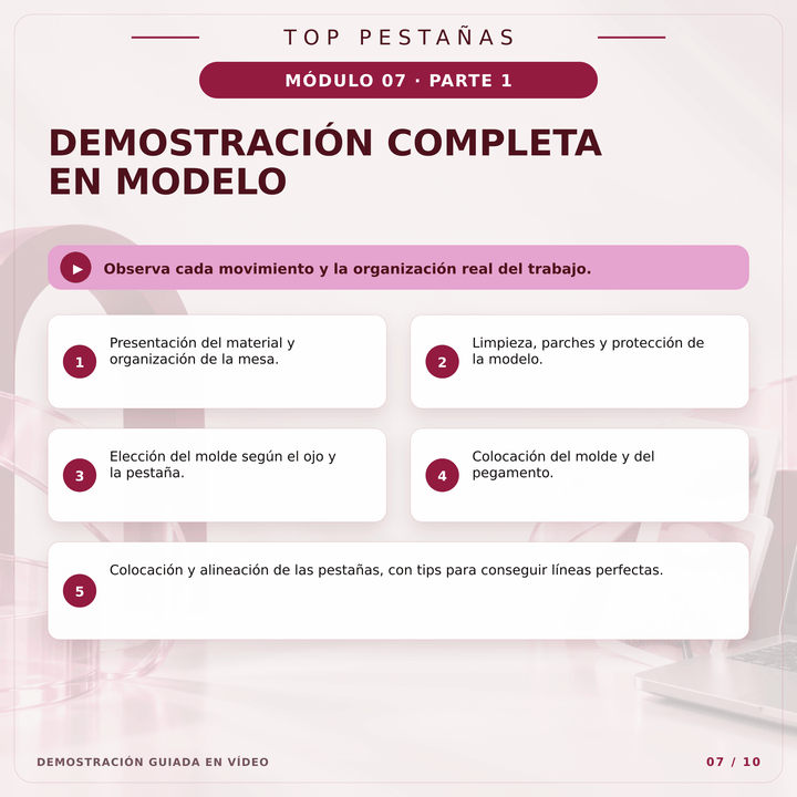 Curso Online “Lifting de pestañas” (35% dto en 1 compra de productos, al inscribirse) - Top PestañasTop Pestañas