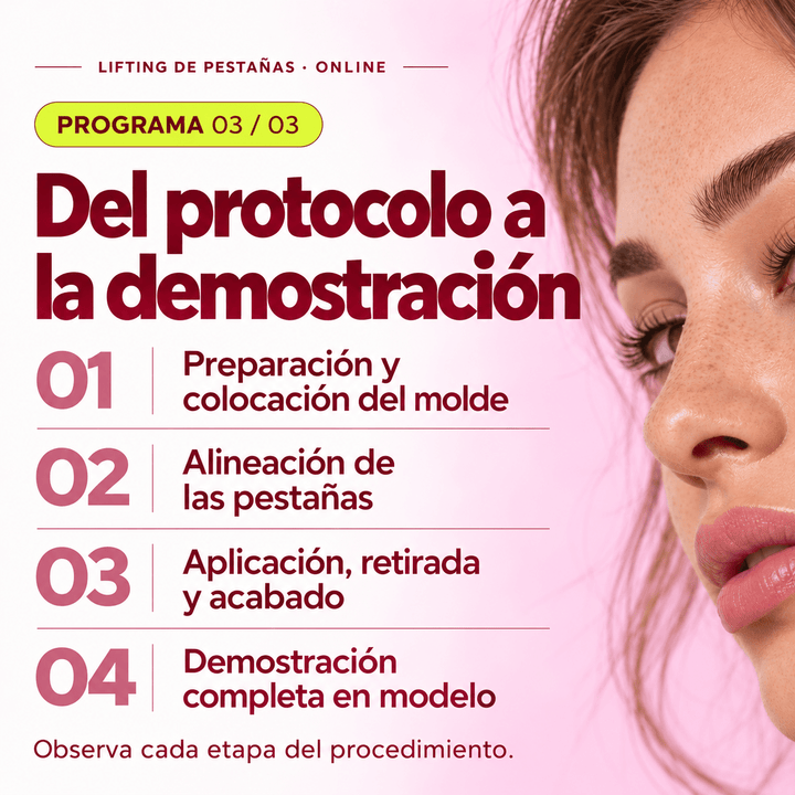 Curso Online “Lifting de pestañas” (35% dto en 1 compra de productos, al inscribirse) - Top PestañasTop Pestañas