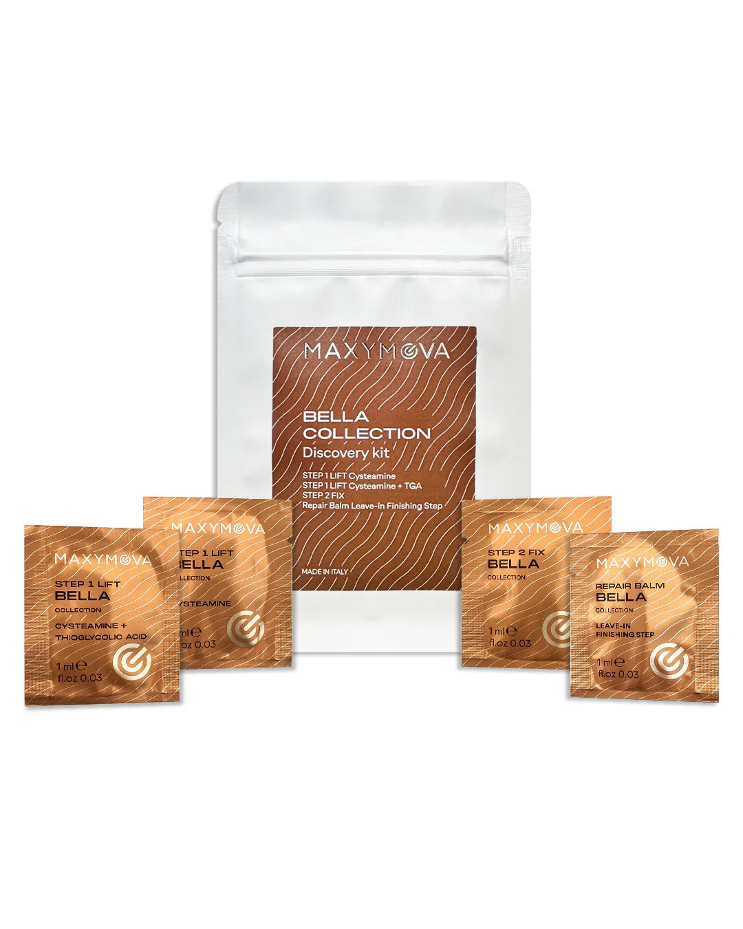 DISCOVERY KIT Bella Collection Korean system Maxymova 4 x 1 ml - Top PestañasMaxymova