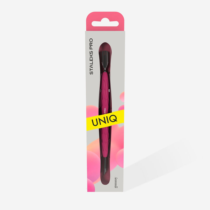 Empujador Para Manicura Con Mango De Silicona "Gummy" UNIQ 10 TYPE 2 - Top PestañasStaleks