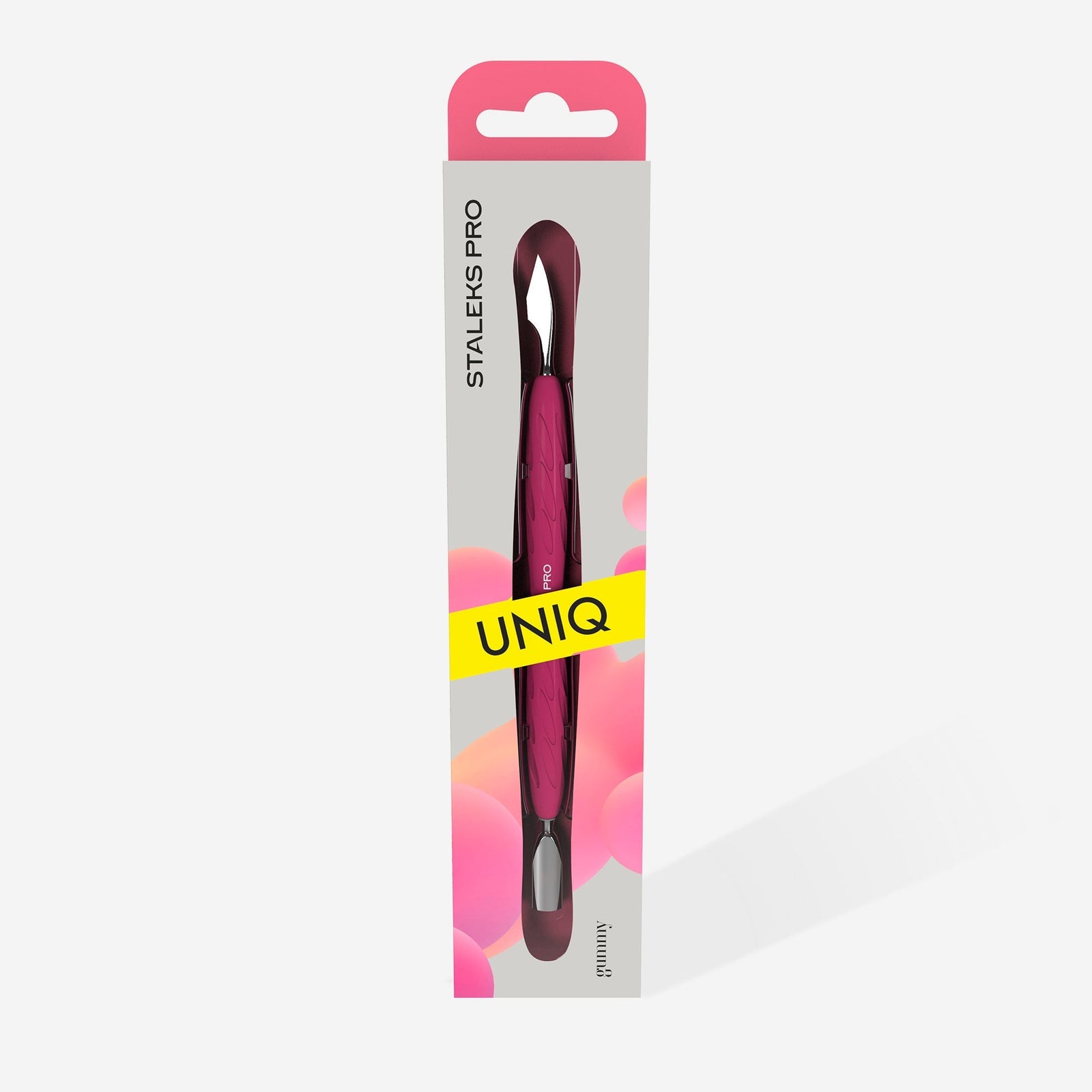 Empujador Para Manicura Con Mango De Silicona "Gummy" UNIQ 10 TYPE 3 - Top PestañasStaleks