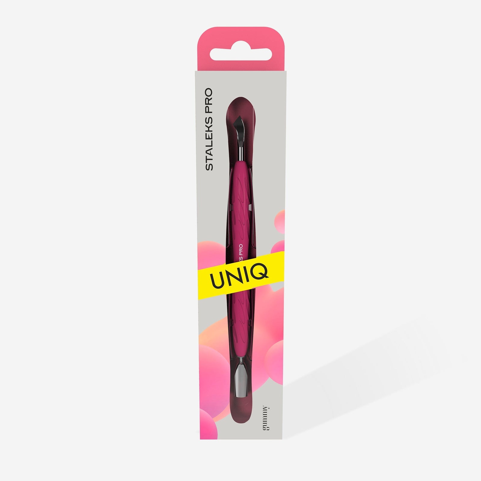 Empujador Para Manicura Con Mango De Silicona "Gummy" UNIQ 10 TYPE 4.2 - Top PestañasStaleks