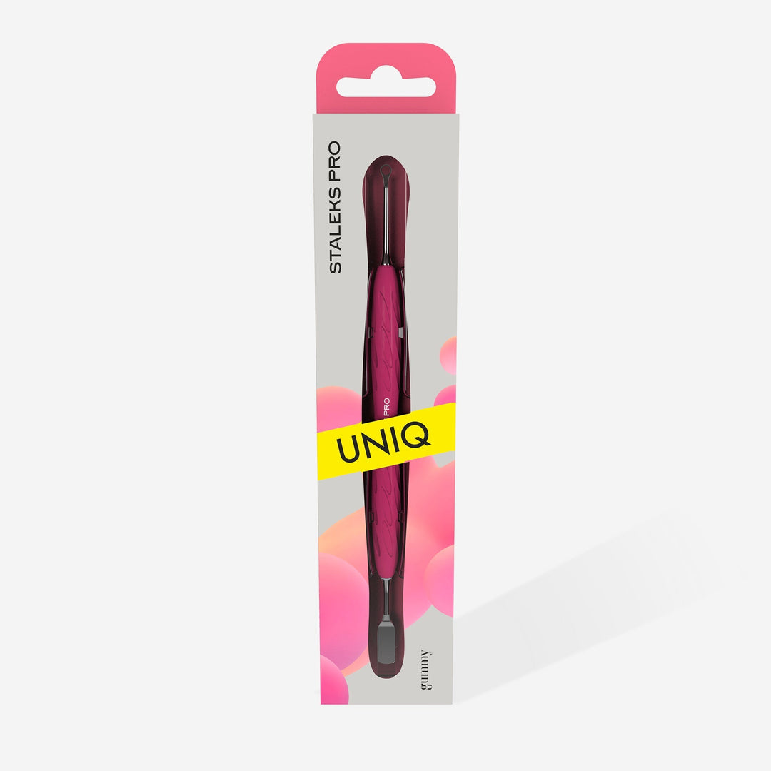 Empujador Para Manicura Con Mango De Silicona "Gummy" UNIQ 11 TYPE 1 - Top PestañasStaleks