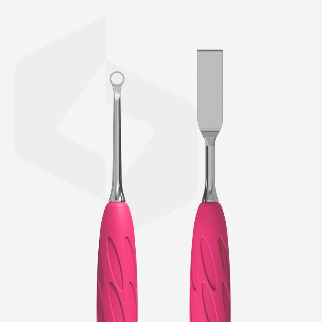 Empujador Para Manicura Con Mango De Silicona "Gummy" UNIQ 11 TYPE 1 - Top PestañasStaleks